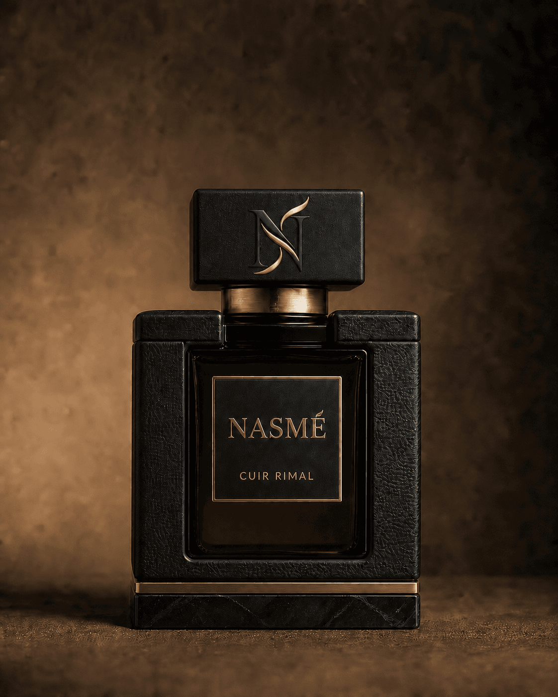 Cuir Rimal NASMÉ perfume bottle concept