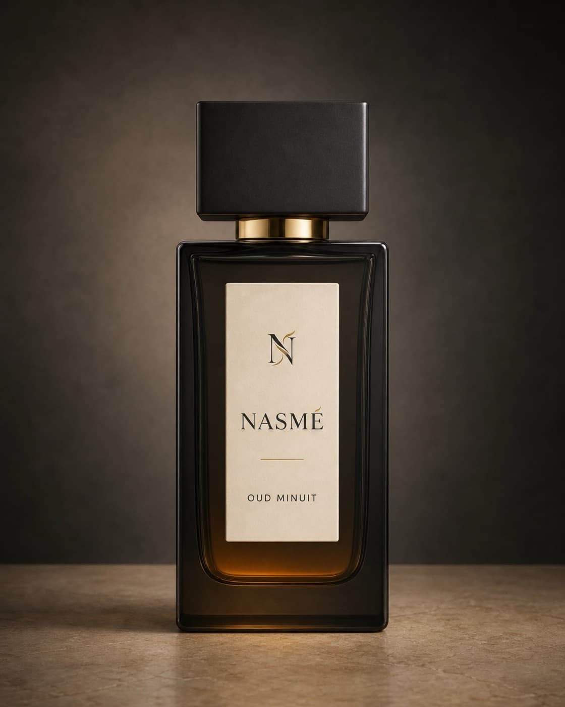 Oud Layl NASMÉ perfume bottle concept